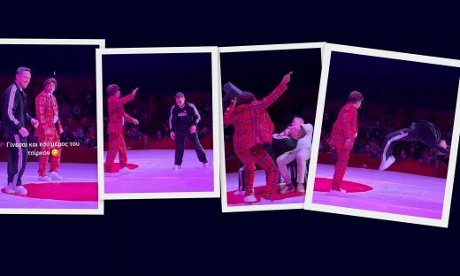 Από θεατής… πρωταγωνιστής: Ο Λευτέρης Πετρούνιας έκλεψε την παράσταση στο τσίρκο