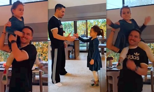 Όπως η μαμά και ο μπαμπάς: Η δεσποινίς Πετρούνια εντυπωσιάζει με την ευλυγισία της