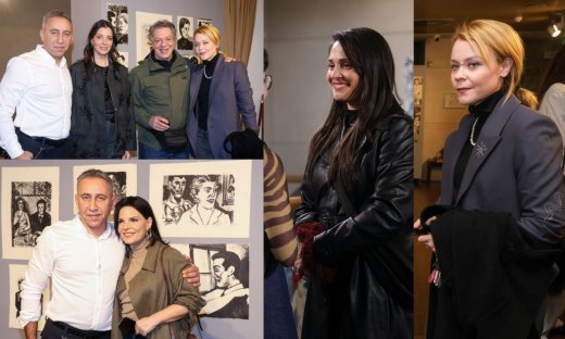 Πλήθος κόσμου στα εγκαίνια της έκθεσης του αναγνωρισμένου ζωγράφου Απόστολου Χαντζαρά