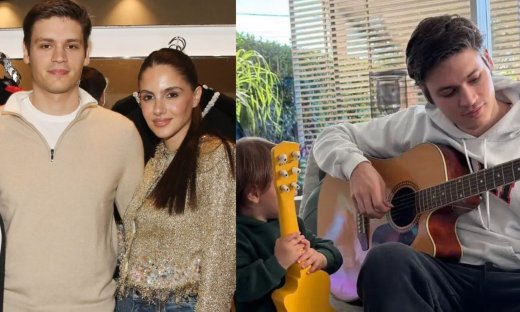 Παναγιώτης Νίκας: Ο κούκλος αδελφός της Αλεξάνδρας Νίκα μαθαίνει κιθάρα στον γιο της, Βασίλη