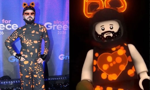 Eurovision 2026: Ο Akylas έγινε Lego και συνεχίζει να βρίσκεται στη 2η θέση των προγνωστικών!