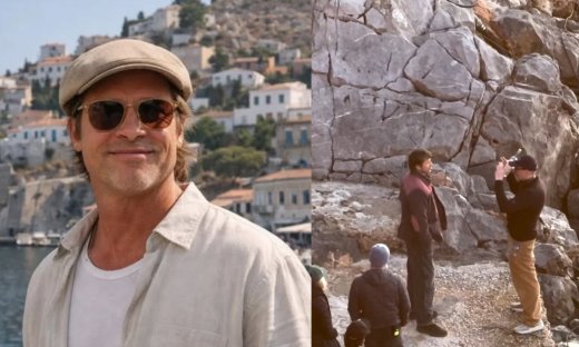 Μπραντ Πιτ: Στο φως το πρώτο βίντεο από σκηνή της ταινίας The Riders στην Ύδρα