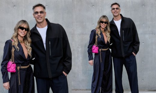 Αθηνά Οικονομάκου: Μάγεψε με την εμφάνισή της στην εβδομάδα μόδας του Μιλάνου-Πόζαρε με τον Μπρούνο