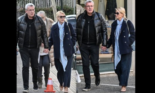 Νίκος Χατζηνικολάου – Κρίστη Τσολακάκη: Xέρι χέρι στην Κηφισιά με εντυπωσιακό στιλ