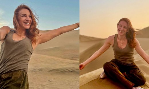 Στεφανία Γουλιώτη: Απόδραση στο Περού - Οι μαγευτικές εικόνες από την όαση Χουακατσίνα