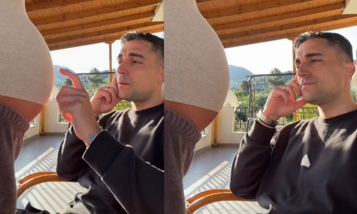 Επικό!Ο Σάκης Κατσούλης ανυπομονεί να γνωρίσει τον γιο του & του... κλείνει ραντεβού από την κοιλιά!