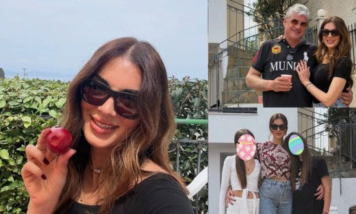 Τσιμτσιλή: Το οικογενειακό Πάσχα στην Αρχαία Κόρινθο & οι πόζες με τα παιδιά της & τον Θέμη Σοφό