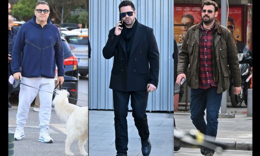 Ο αδυνατισμένος Αντώνης Ρέμος, ο βιαστικός Τσαλίκης και ο ευτυχής μπαμπάς Νίκος Πολυδερόπουλος