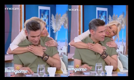 Buongiorno: Συγκίνηση στο πλατό – Η αγκαλιά της Φαίης στον Δημήτρη Ουγγαρέζο