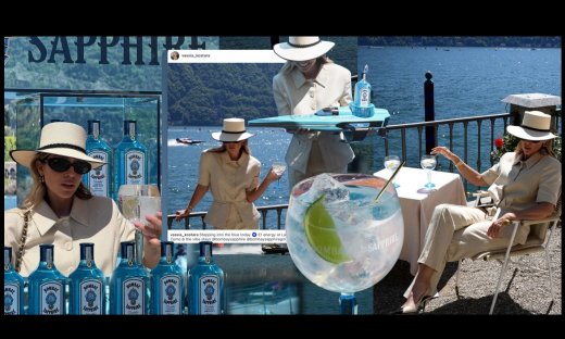 Η Βάσια Κωσταρά με το Bombay Sapphire στο Grand Prix 2026 της E1 στη Villa d’Este