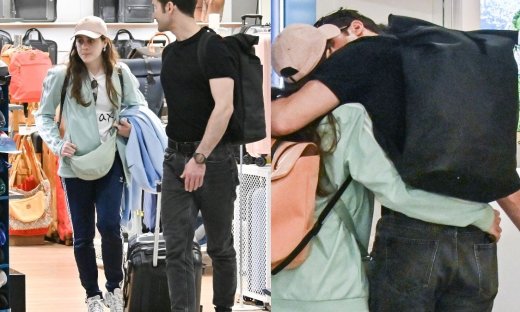 Τρελά ερωτευμένοι Ροϊλός - Ψαρουδάκη: Τα φιλιά και οι αγκαλιές στο αεροδρόμιο