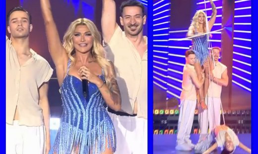 «Τα 'σπασε» η Αγγελική Ηλιάδη ως Έλενα Παπαρίζου ερμηνεύοντας το My Number One στο J2US!