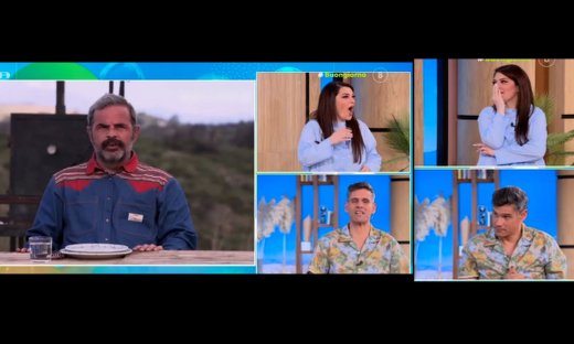 «Πάνο τι γίνεται;» - Όταν ο σύντροφος της Ζαρίφη εμφανίστηκε στην οθόνη δεν ήξερε πού να κοιτάξει!