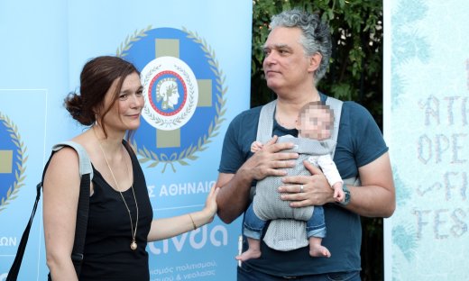 Αλεξάνδρα Αϊδίνη - Σπύρος Γιανναράς: Πρώτη δημόσια εμφάνιση με την κόρη τους