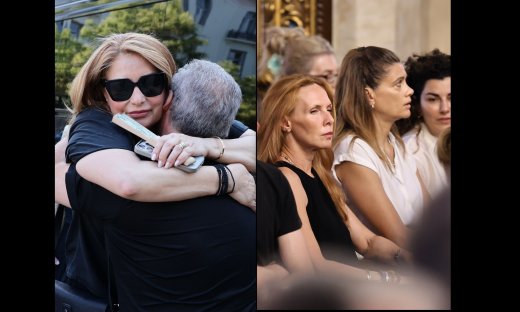 Μάρω Κοντού: Συντετριμμένες Γκερέκου – Παπούλια στην κηδεία της σπουδαίας ηθοποιού