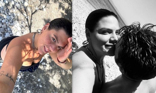 Ένα μεγάλο φωτεινό καλοκαίρι για τη Μπάρκα-Οι φωτό από την παραλία & το καυτό φιλί με τον σύζυγό της