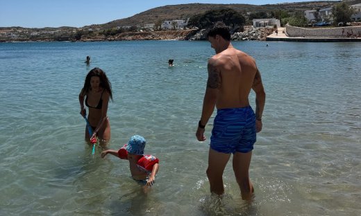 Φουρέιρα - Μποτία: Οικογενειακές στιγμές ευτυχίας και χαλάρωσης στις καλοκαιρινές διακοπές τους