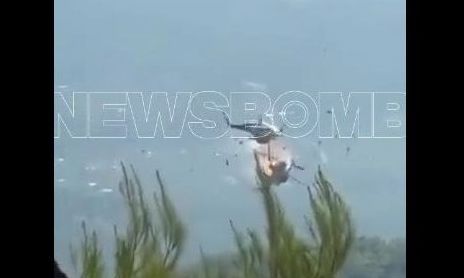 Τραγωδία στην Ψάθα: Βίντεο ντοκουμέντο από τη σύγκρουση των δύο ελικοπτέρων με τους δύο νεκρούς