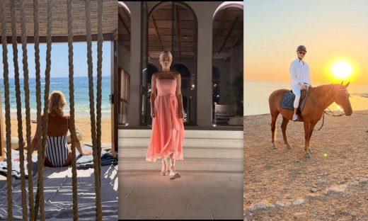 Φαίη Σκορδά: Το καλοκαιρινό άλμπουμ από την Πάφο με chic εμφανίσεις, ιππασία και βουτιές