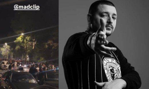 Πλήθος κόσμου στο σημείο που σκοτώθηκε ο Mad Clip