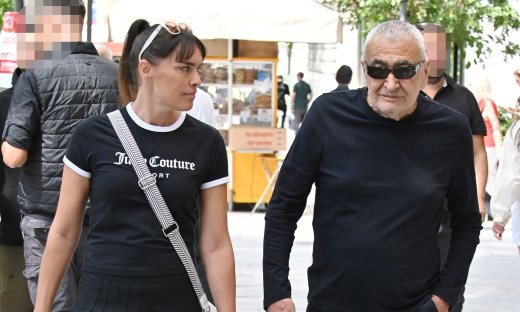 Γιώργος Βογιατζής – Ντιάνα Σκόριτς: Σπάνια κοινή εμφάνιση στο κέντρο της Αθήνας