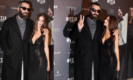 Έμιλι Ραταϊκόφσκι και Ρομέν Γαβράς: Μαζί στην Αθήνα για την πρεμιέρα της νέας του ταινίας «Θυσία»