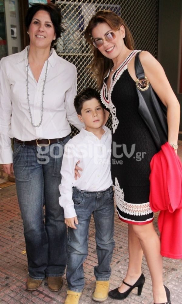 Ευγενία Μανωλίδου: Με το γιο της, Περσέα στο θέατρο!