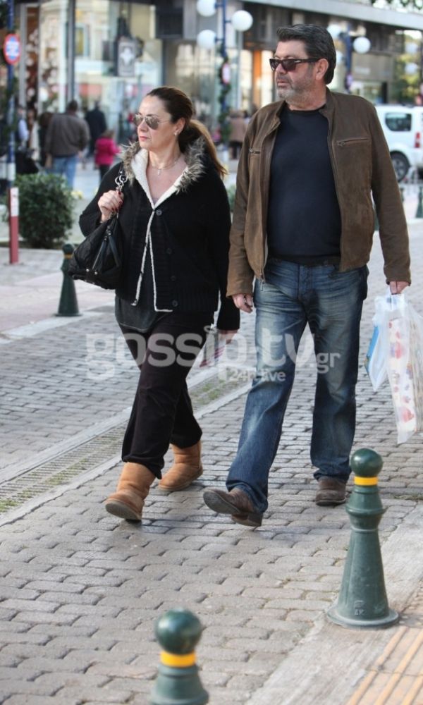 Γιάννης Λάτσιος: Βόλτα με την αδερφή του στην Κηφισιά