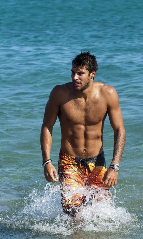 Πρίντεζης- Τσιάμη: Χαλαρές στιγμές στην παραλία