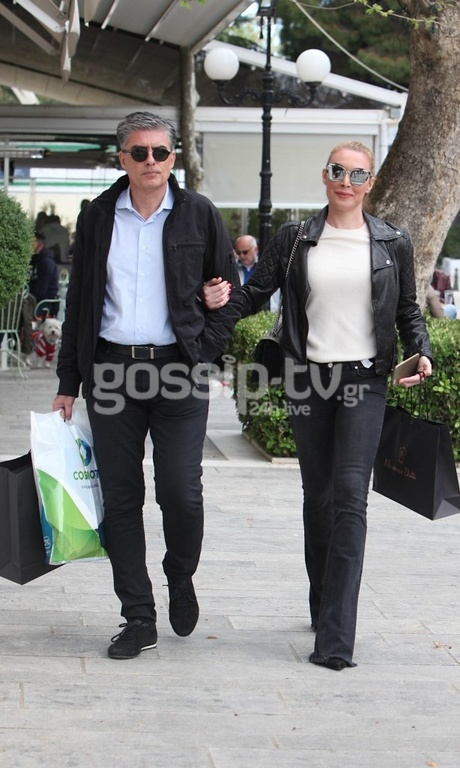 Ευαγγελάτος – Στεφανίδου: Αγκαζέ στην Κηφισιά για ψώνια!