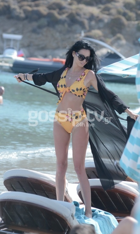 Αλεξανδράκη-Μηλιώνης: Ερωτευμένοι στην Μύκονο 