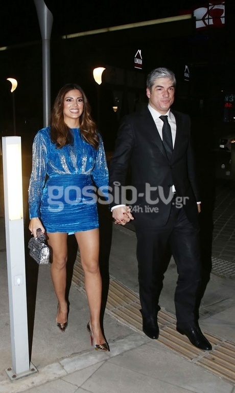 Σταματίνα Τσιμτσιλή-Θέμης Σοφός: Τα τρυφερά ενσταντανέ σε βραδινή τους έξοδο