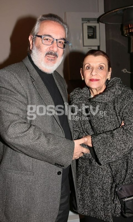 Ο Θάνος Καληώρας με τη σύζυγό του σε σπάνια κοινή εμφάνιση.