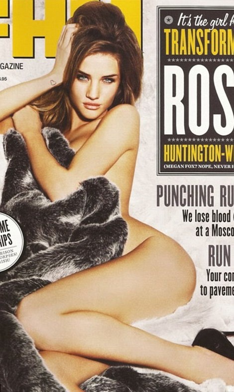 H Rosie γυμνή στο FHM