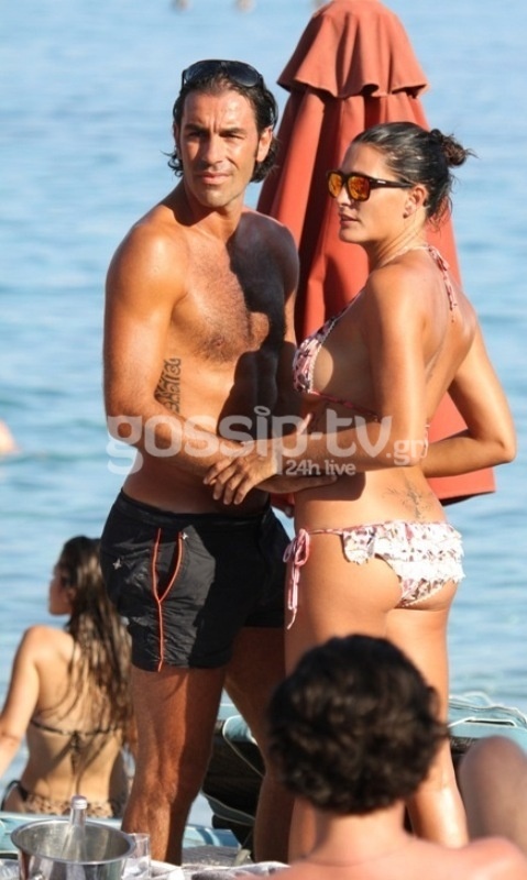 Μήνας του μέλιτος στην Ελλάδα για τον Ρομπέρ Πιρές και την Ελληνογαλλίδα σύζυγό του Τζέσικα Λαμέρ στην Μύκονο!