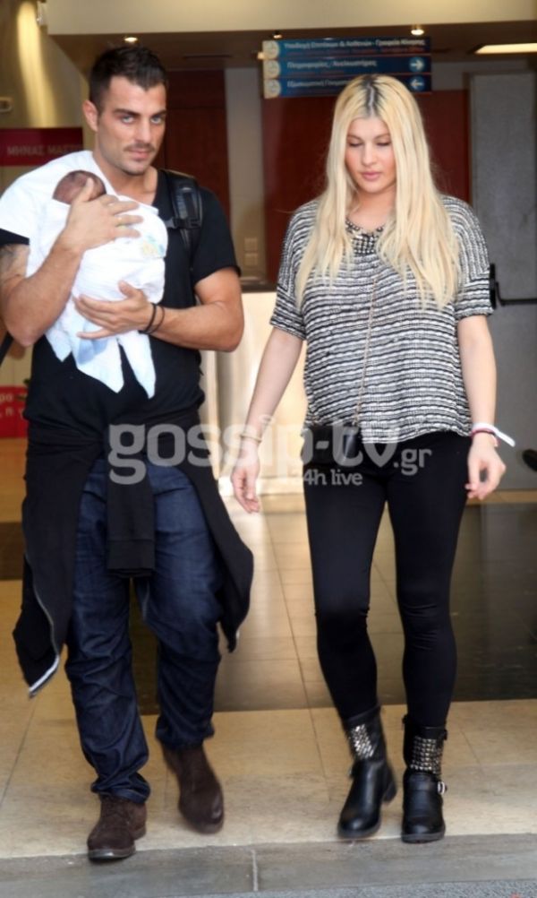 Στέλιος Χαταμπάκης - Όλγα Πηλιάκη: Στο σπίτι τους με το μωρό! 