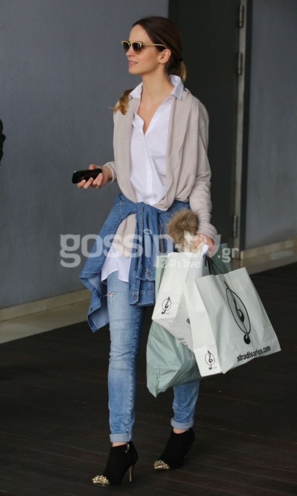 Για ψώνια η Πατρίτσια Μίλικ Περιστέρη