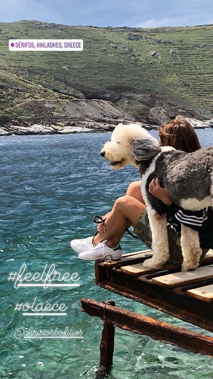 Ειρήνη Κολιδά: Στην Σέριφο με τον σύντροφό της