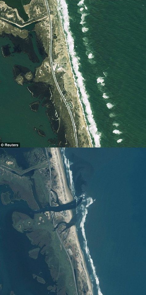 Photostory: Πριν και μετά το πέρασμα του Iren 