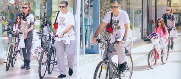 Μια οικογενειακή βόλτα με ποδήλατα