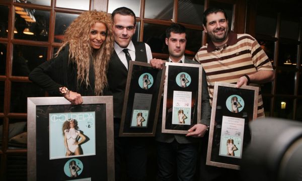 Απονομή πλατινένιου δίσκου για την Ελένη Φουρέϊρα