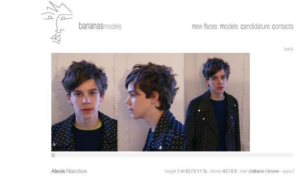 Ο γιος του Σπύρου Νιάρχου σε πρακτορείο μοντέλων 