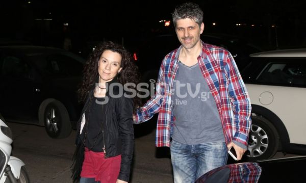 Πέγκυ Τρικαλιώτη: Τρυφερό γεύμα με το σύζυγο της