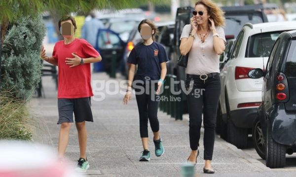 Ιωάννα Σουλιώτη: Βόλτα με τα παιδιά της