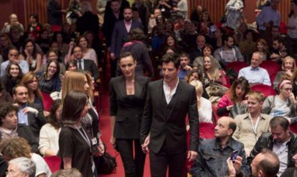 Η Ζυγούλη στο πλευρό του Ρουβά στην πρεμιέρα του «Chevalier»