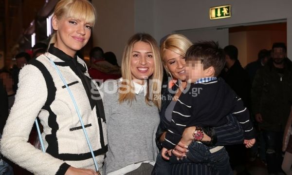 Φαίη Σκορδά: Με τον γιο της Δημήτρη στο σινεμά