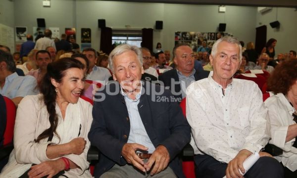 Στα εγκαίνια κινηματοθεάτρου «Κώστας Γαβράς» 