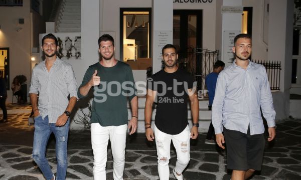 Διακοπές στη Μύκονο για τον Λούκα Γιώρκα