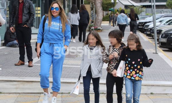 Ελένη Πετρουλάκη με την κόρη της Ηλιάνα