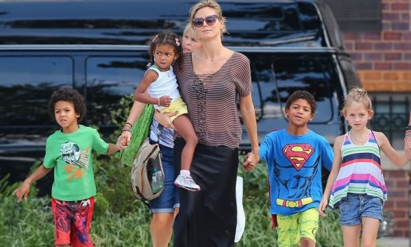 Heidi Klum: Βόλτα και φαγητό με τα παιδιά της 